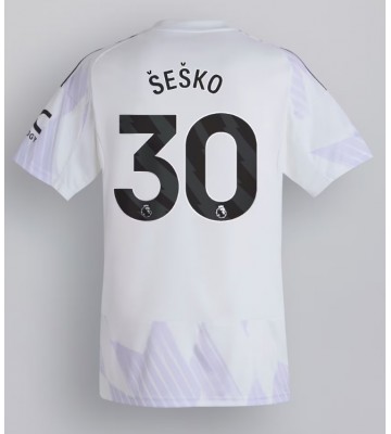 Manchester United Benjamin Sesko #30 Udebanetrøje 2025-26 Kortærmet